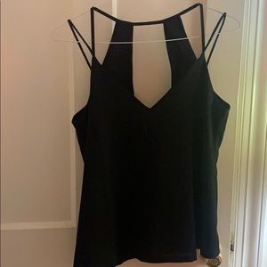 Black cutout top.